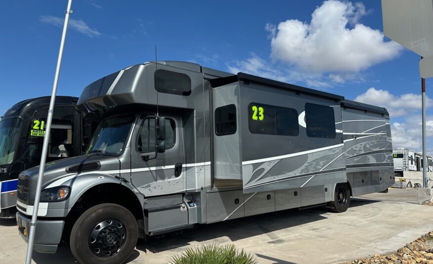 2023 Dynamax DX3 37RB Super C Diesel Motorhome – 1 1/2 bathrooms!
