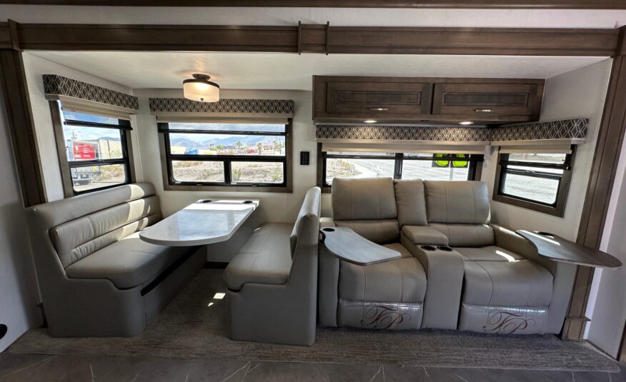 2023 Dynamax DX3 37RB Super C Diesel Motorhome – 1 1/2 bathrooms!