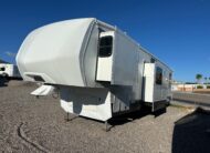 2012 Keystone Raptor RP395LEV Toy Hauler 5th wheel – 1 1/2 bathrooms!