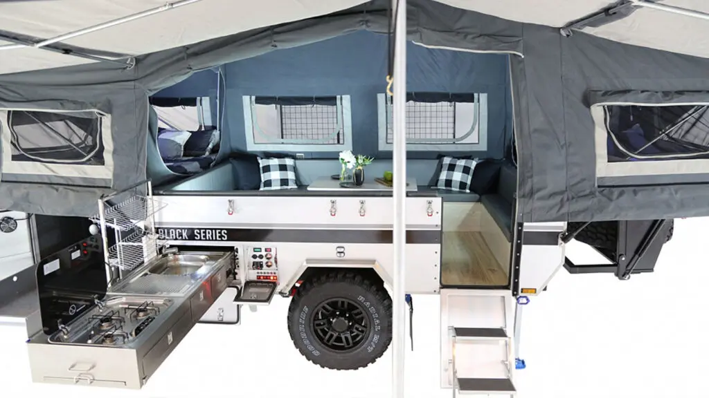 2020 Black Series Classic Double pop-up tent camper