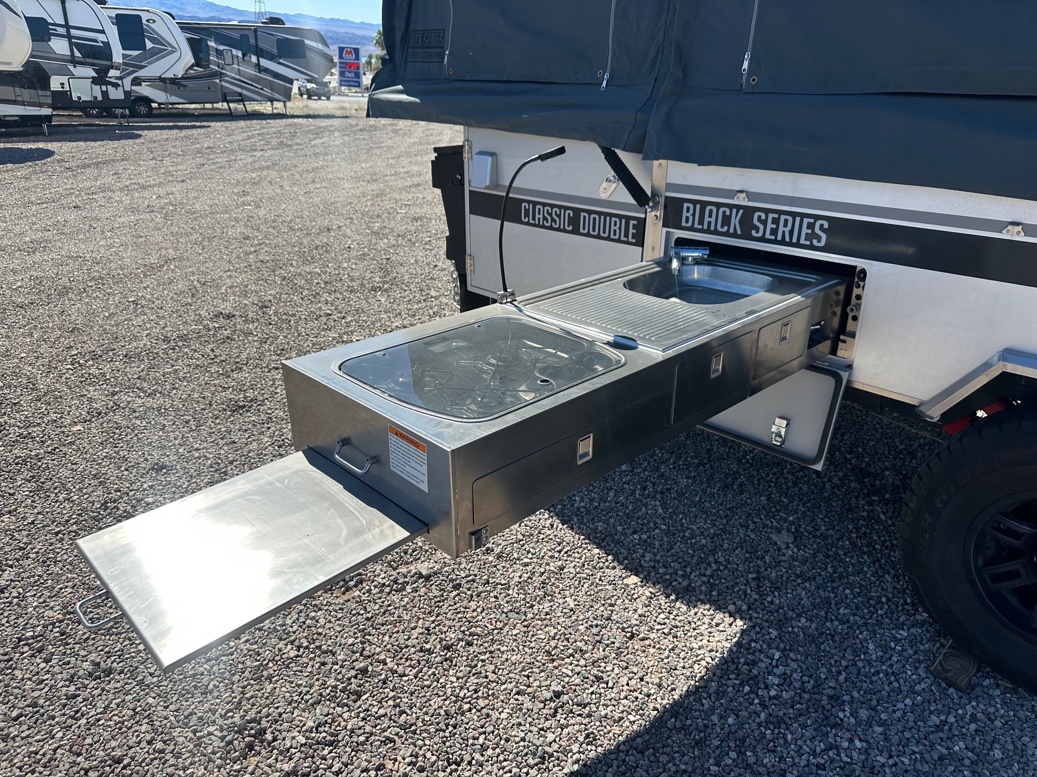 2020 Black Series Classic Double pop-up tent camper