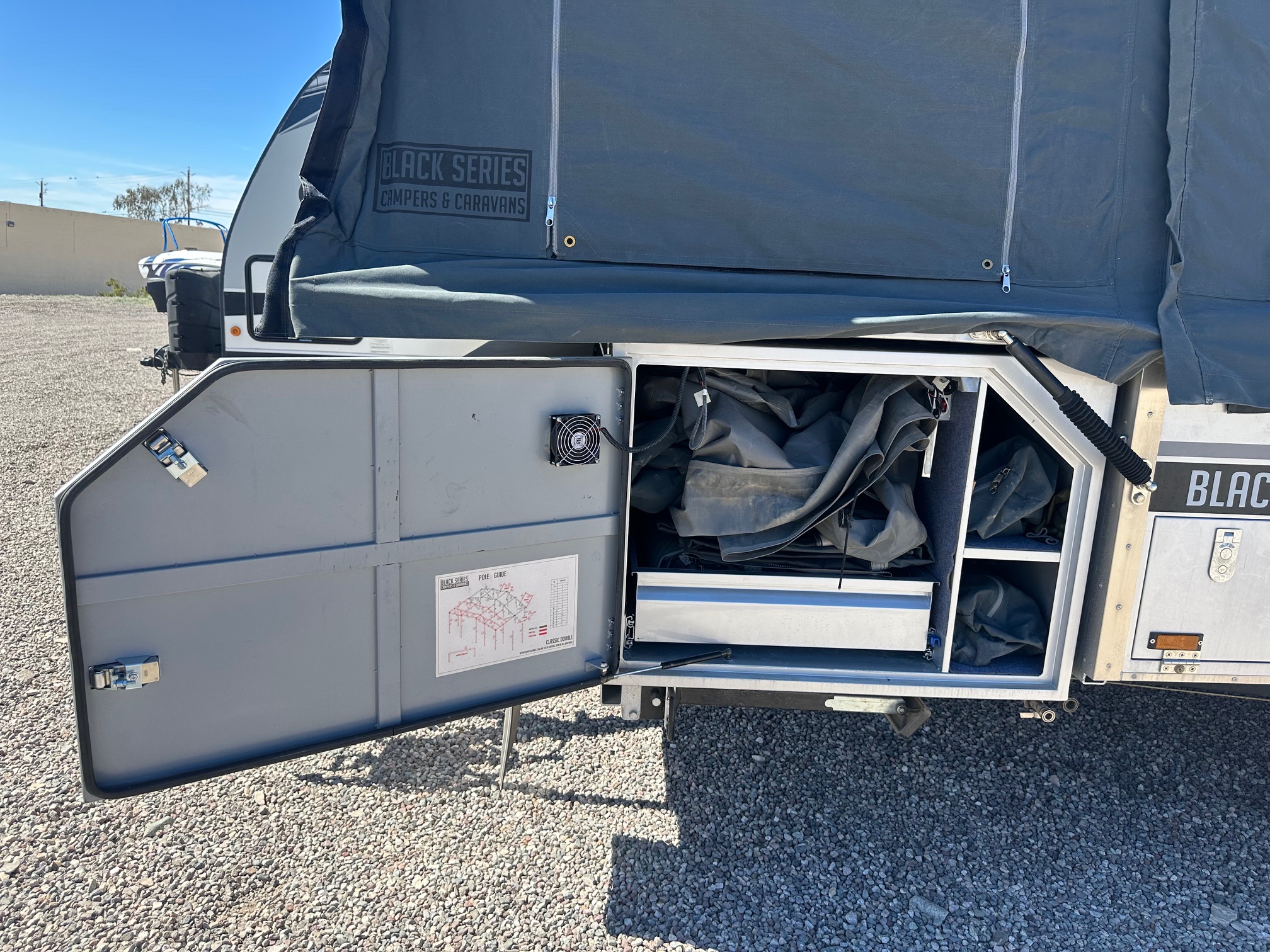 2020 Black Series Classic Double pop-up tent camper