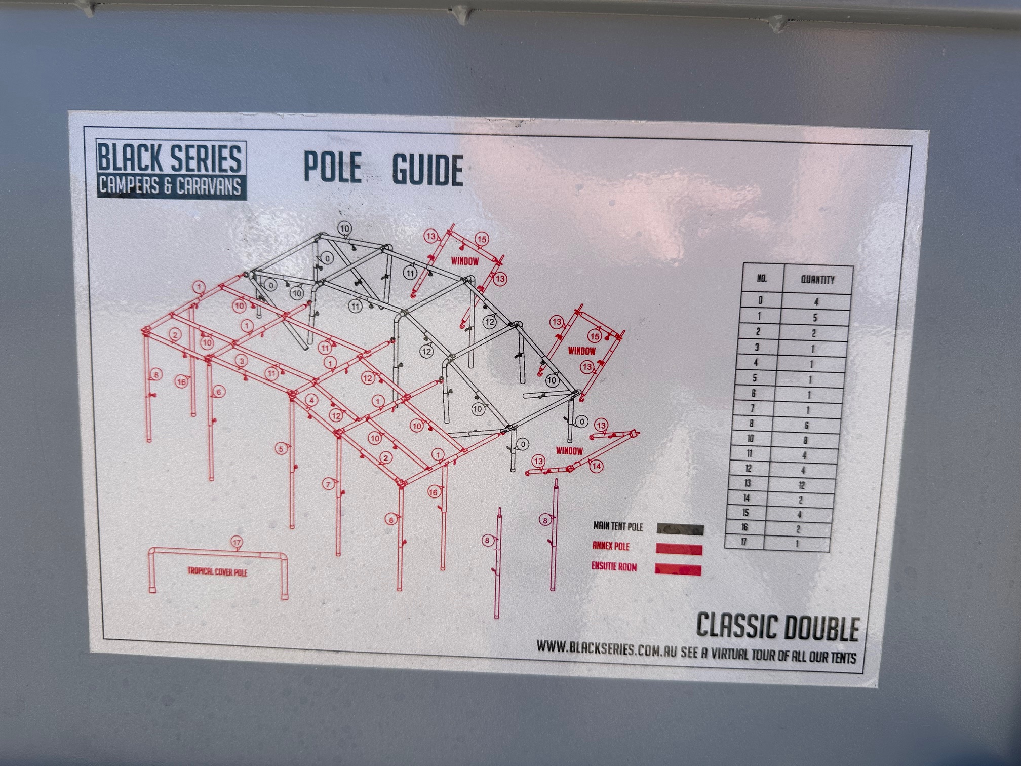 2020 Black Series Classic Double pop-up tent camper